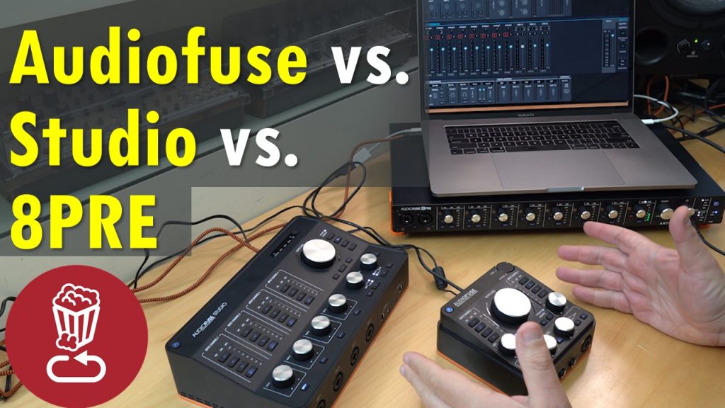 Audiofuse vs Studio vs 8PRE - audio interface buyers guide