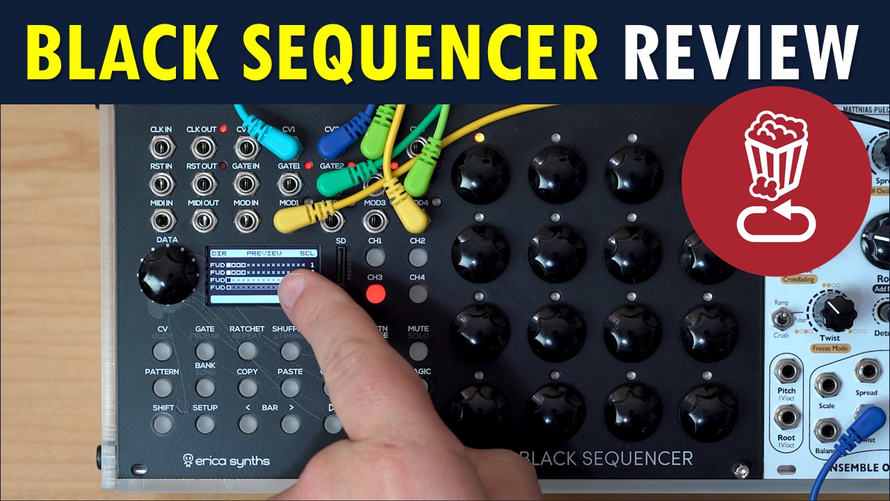 Erica Synths Black Sequencer Review Tutorial