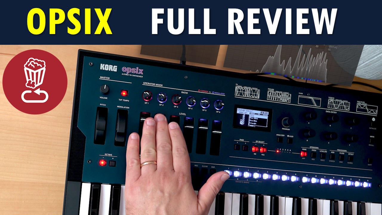 Korg OPSIX review and fm synthesis tutorial