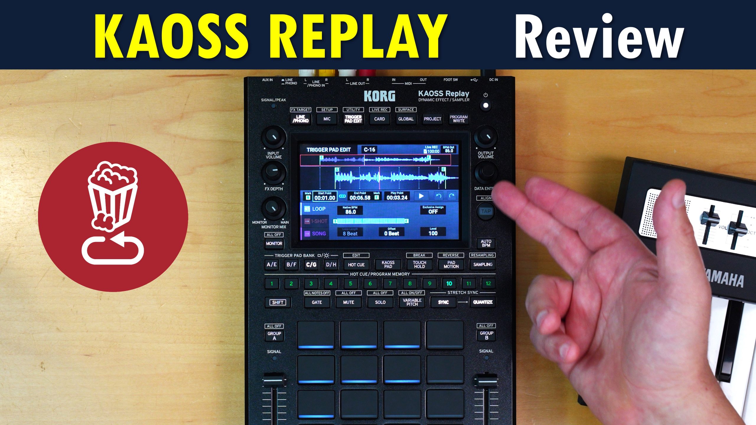 KORG KAOSS REPLAY　未使用品　サンプラー　sp404 ドラム KORG KAOSS REPLAY サンプラー【配送区分C】 : マークス