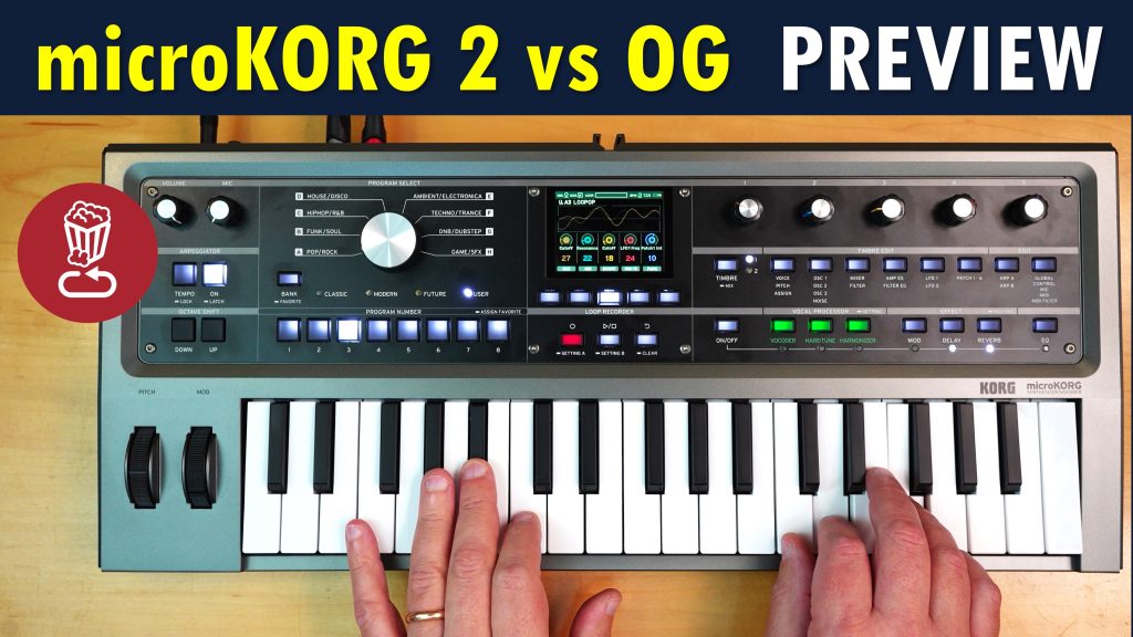 microKORG 2 vs the original microKORG