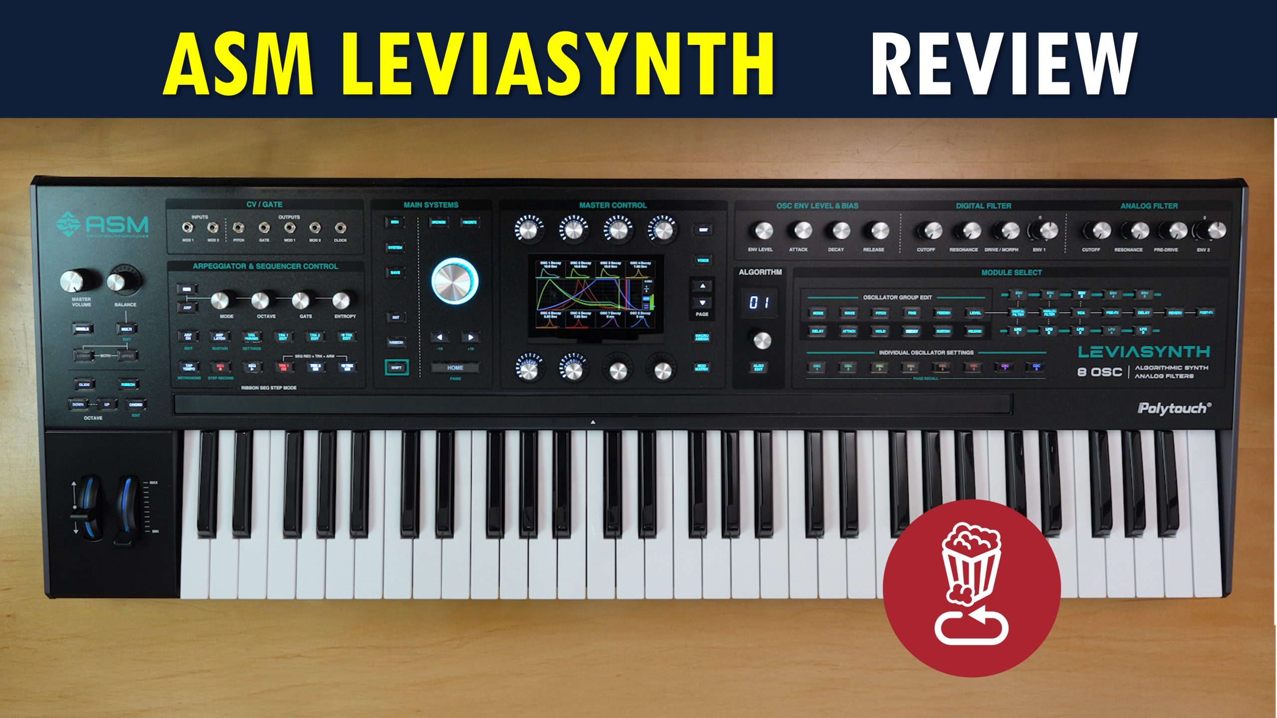 ASM Leviasynth Rewiew // Keyboard vs Desktop vs Hydrasynth - Loopop ...