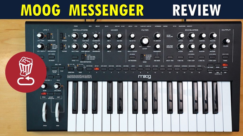 Moog Messenger Review and 2 ways to get more out of it ("DFAM mode" & paraphonic trick) // Tutorial