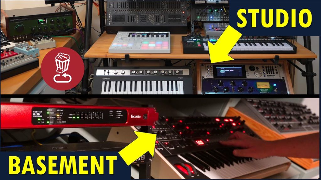 Too much gear? Try a digital network matrix synth setup // Mixer vs Audio Interface //ft.Dante,H9000